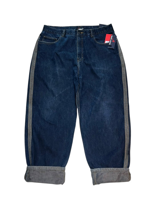Deadstock Side Lined Super Wide Jeans