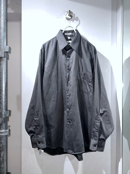 Geffrey Beene Grey Sateen Shirt