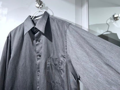 Geffrey Beene Grey Sateen Shirt