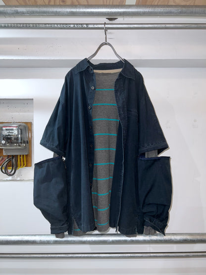 Old Van Heusen Striped L/S Tee