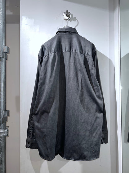 Geffrey Beene Grey Sateen Shirt