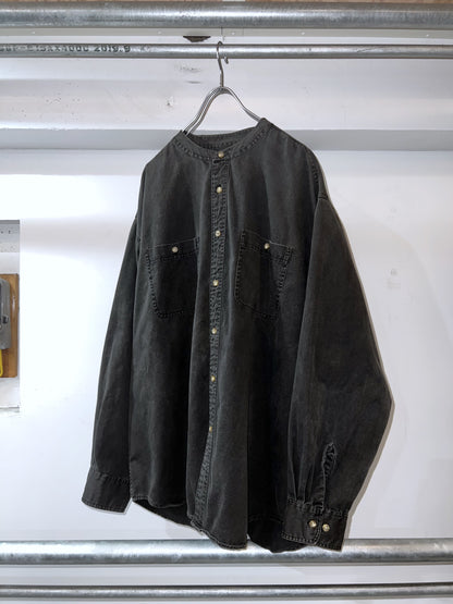 Faded Glory Band Collar Shirt