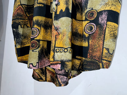 Vintage Abstract Rayon Shirt