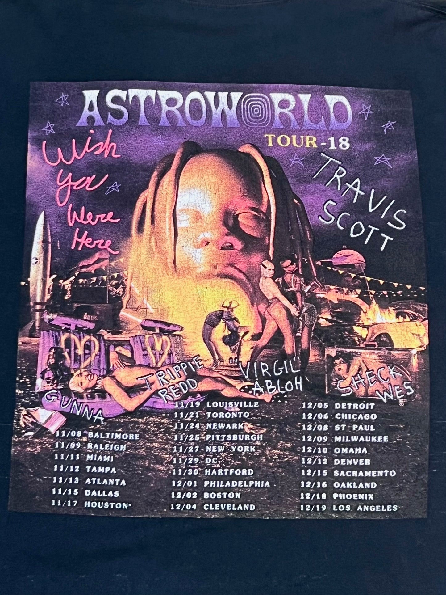 Travis Scott "Astroworld" Tour L/S Tee
