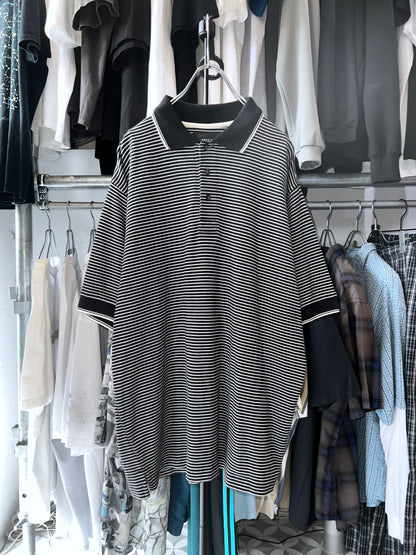 Greg Norman Striped Polo