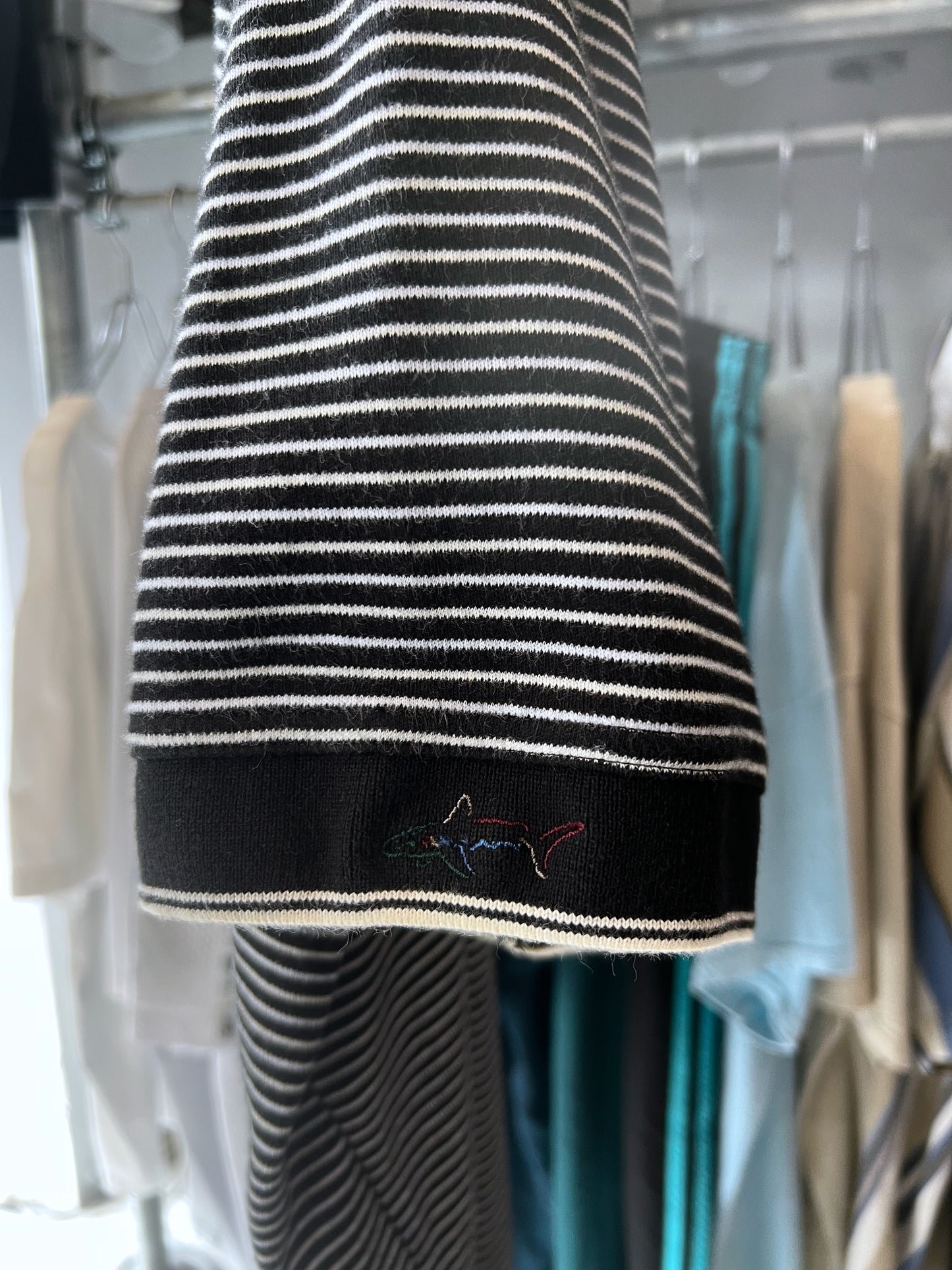 Greg Norman Striped Polo