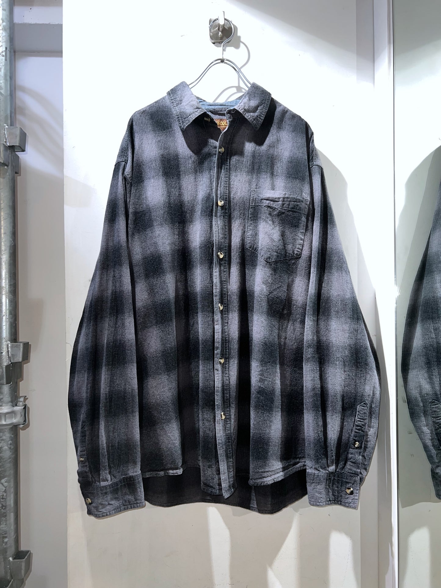 Old Lincoln Cotton Ombre Check Shirt