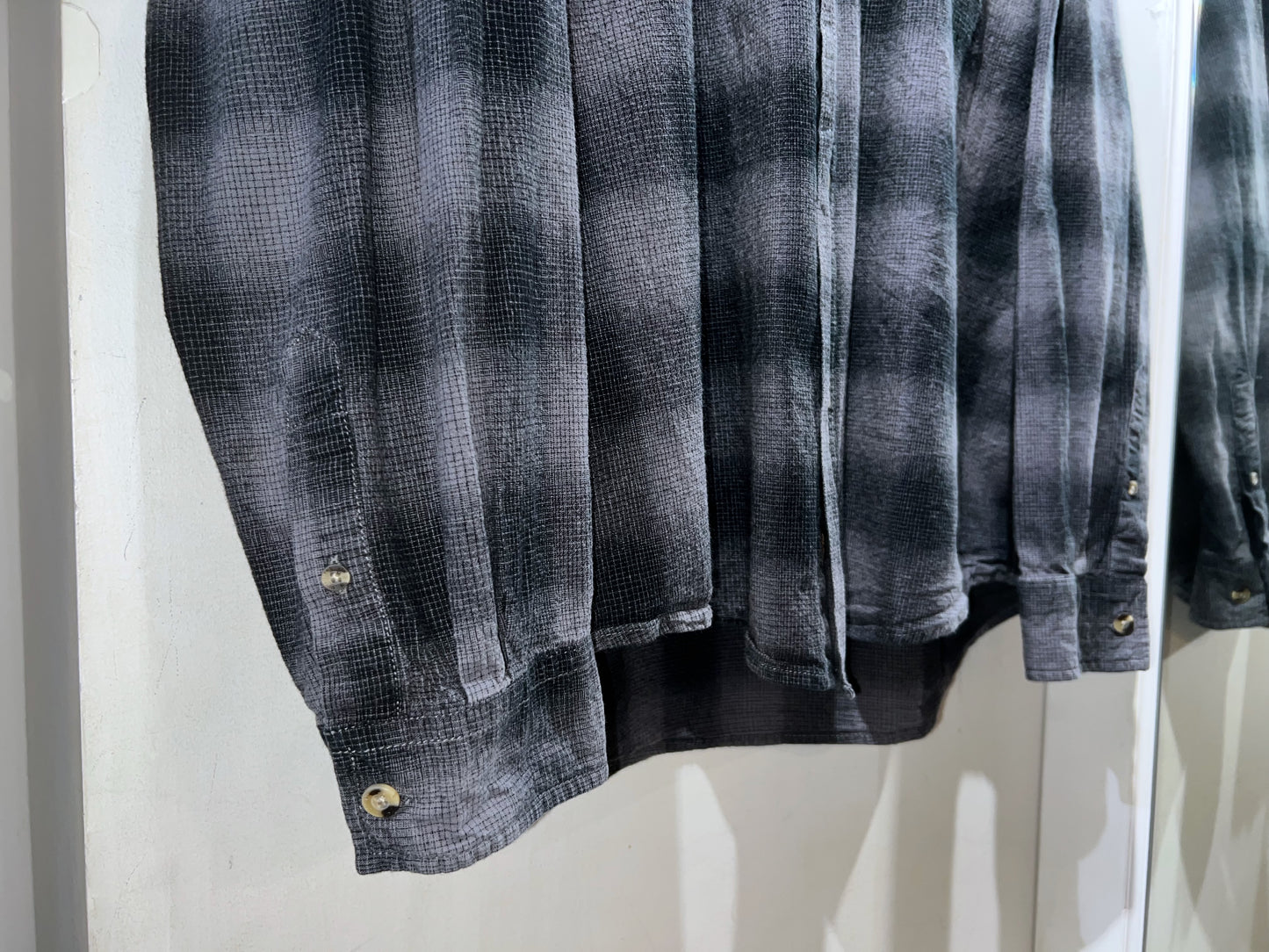 Old Lincoln Cotton Ombre Check Shirt