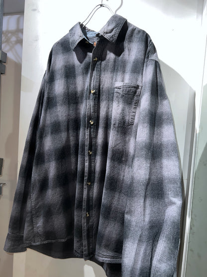 Old Lincoln Cotton Ombre Check Shirt