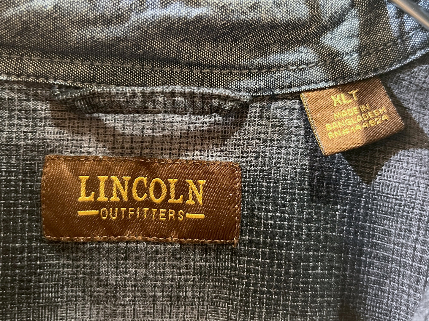 Old Lincoln Cotton Ombre Check Shirt