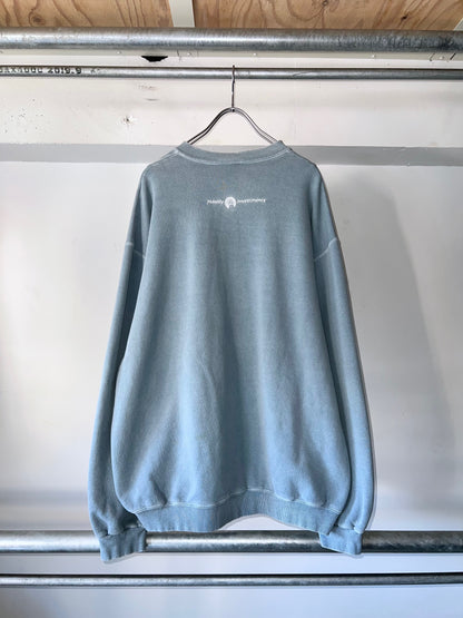 vintage Pigment Dye Crew Neck Sweatshirt