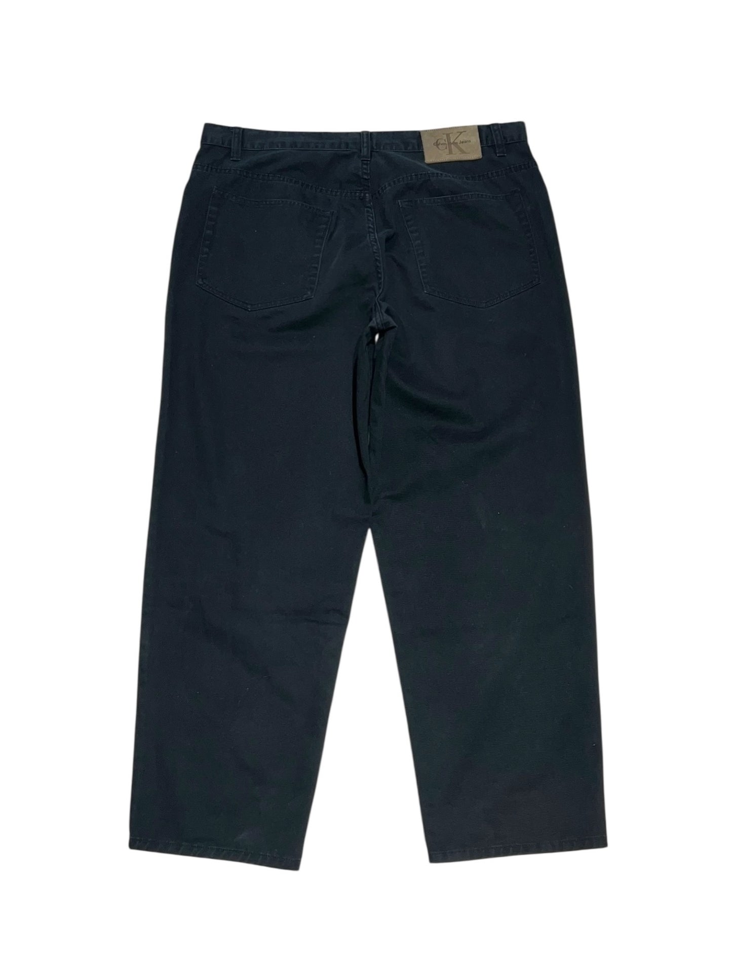 00s Calvin Klein Lightweight Cotton Semi-Baggy Pants