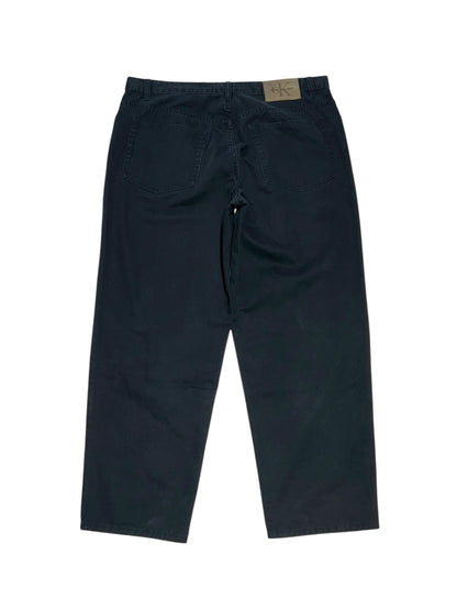 00s Calvin Klein Lightweight Cotton Semi-Baggy Pants