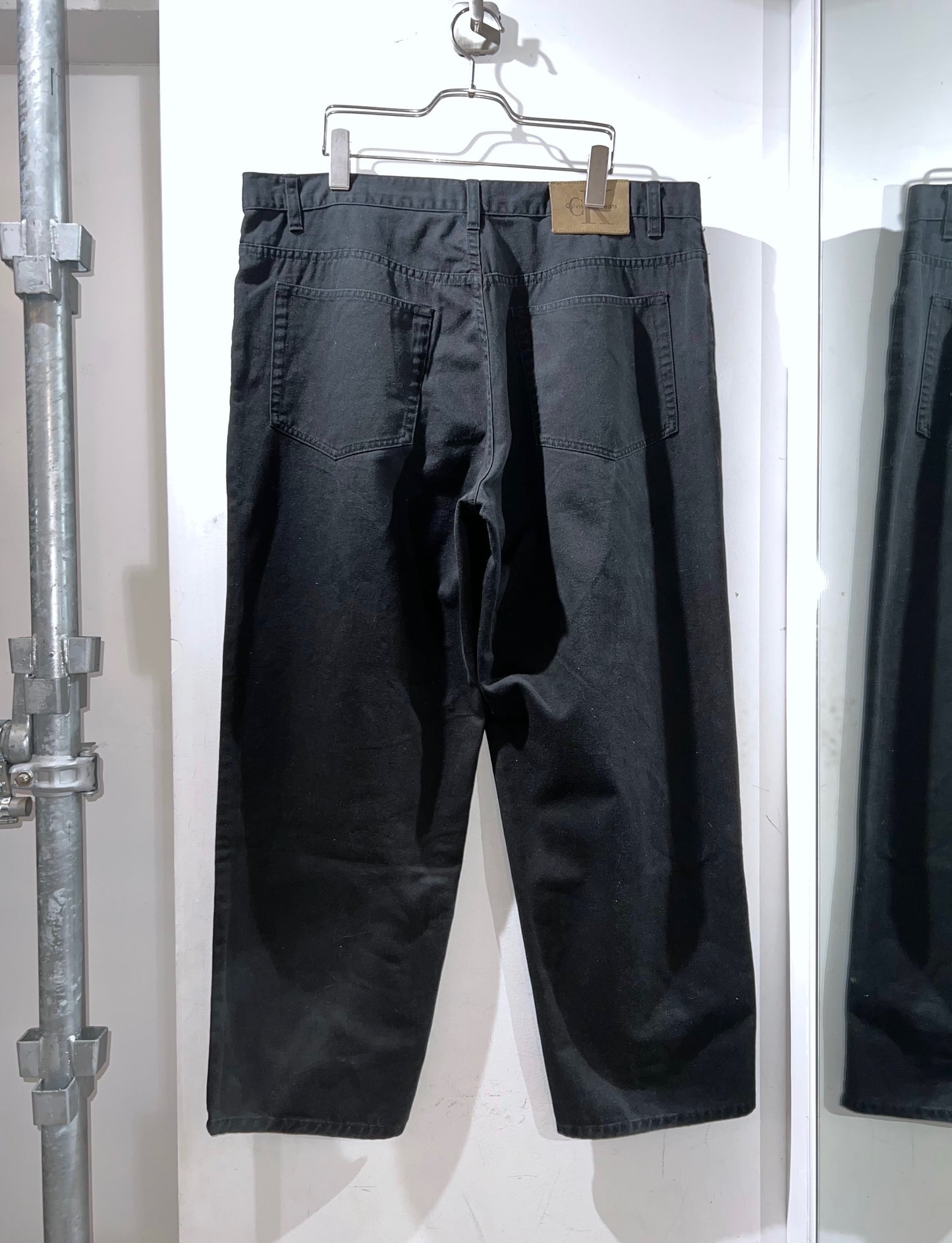 00s Calvin Klein Lightweight Cotton Semi-Baggy Pants
