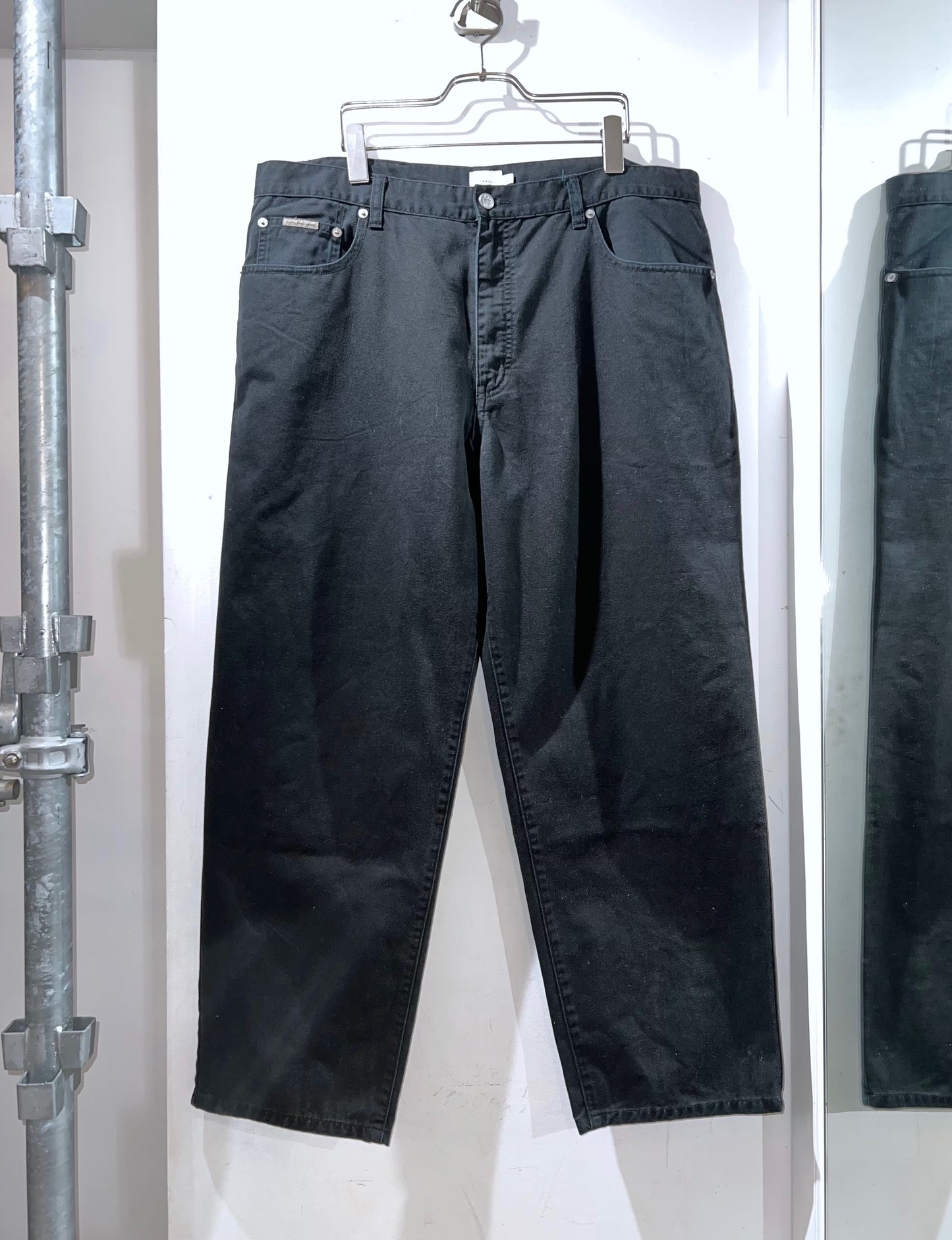 00s Calvin Klein Lightweight Cotton Semi-Baggy Pants