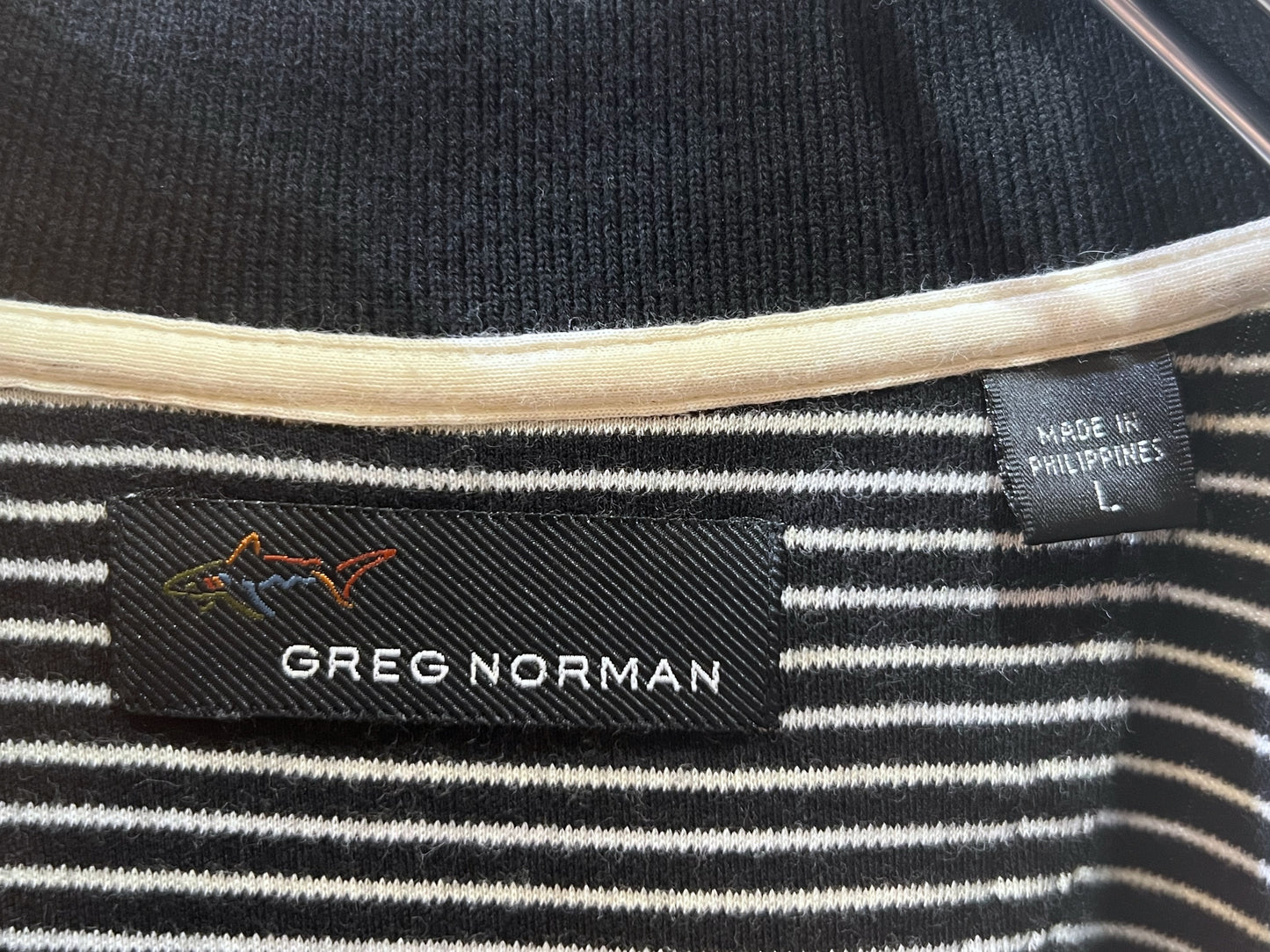 Greg Norman Striped Polo