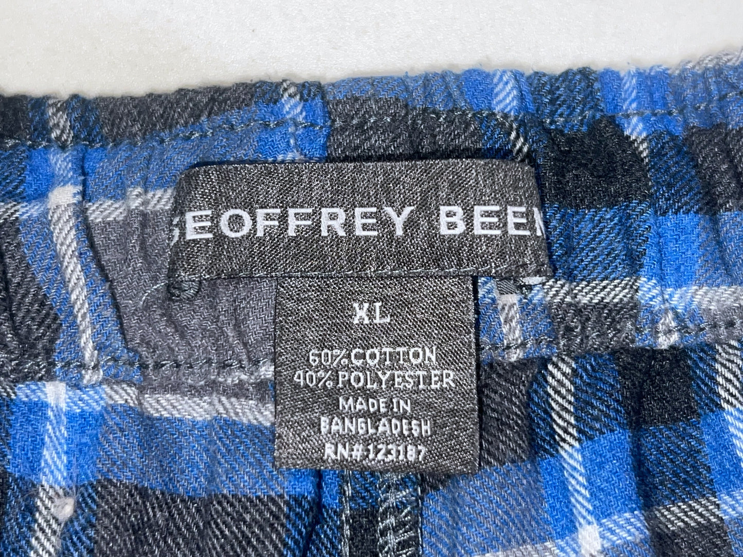 Geoffrey Beene Plaid Wide EZ Pants