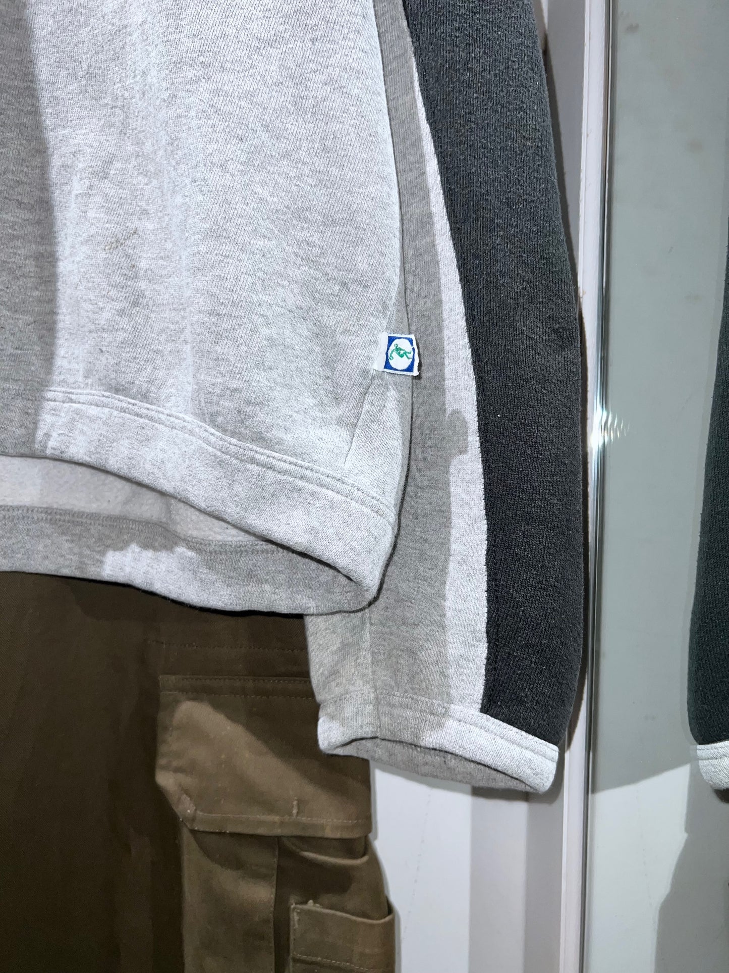 90's DISCUS ATHLETIC Bi-Color Hoodie