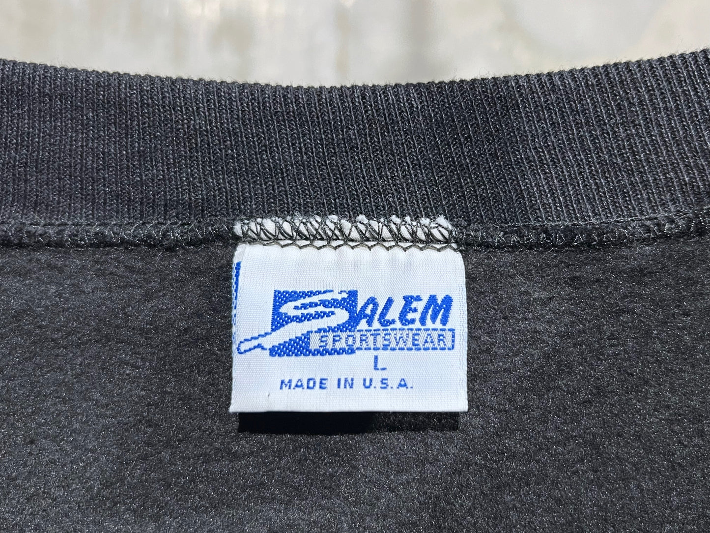 old mid weight crew neck fleece