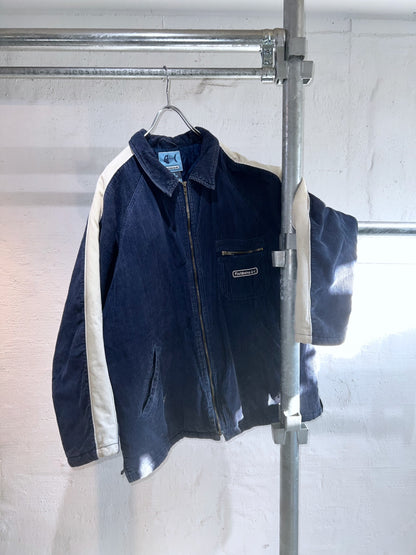 Fishbone Euro Vintage Corduroy Zip-Up Jacket