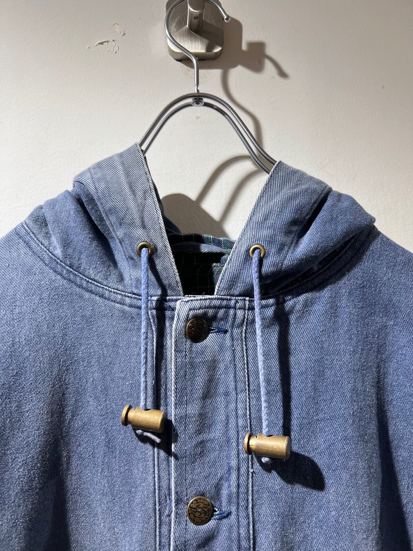 90's Denim Hooded Jacket