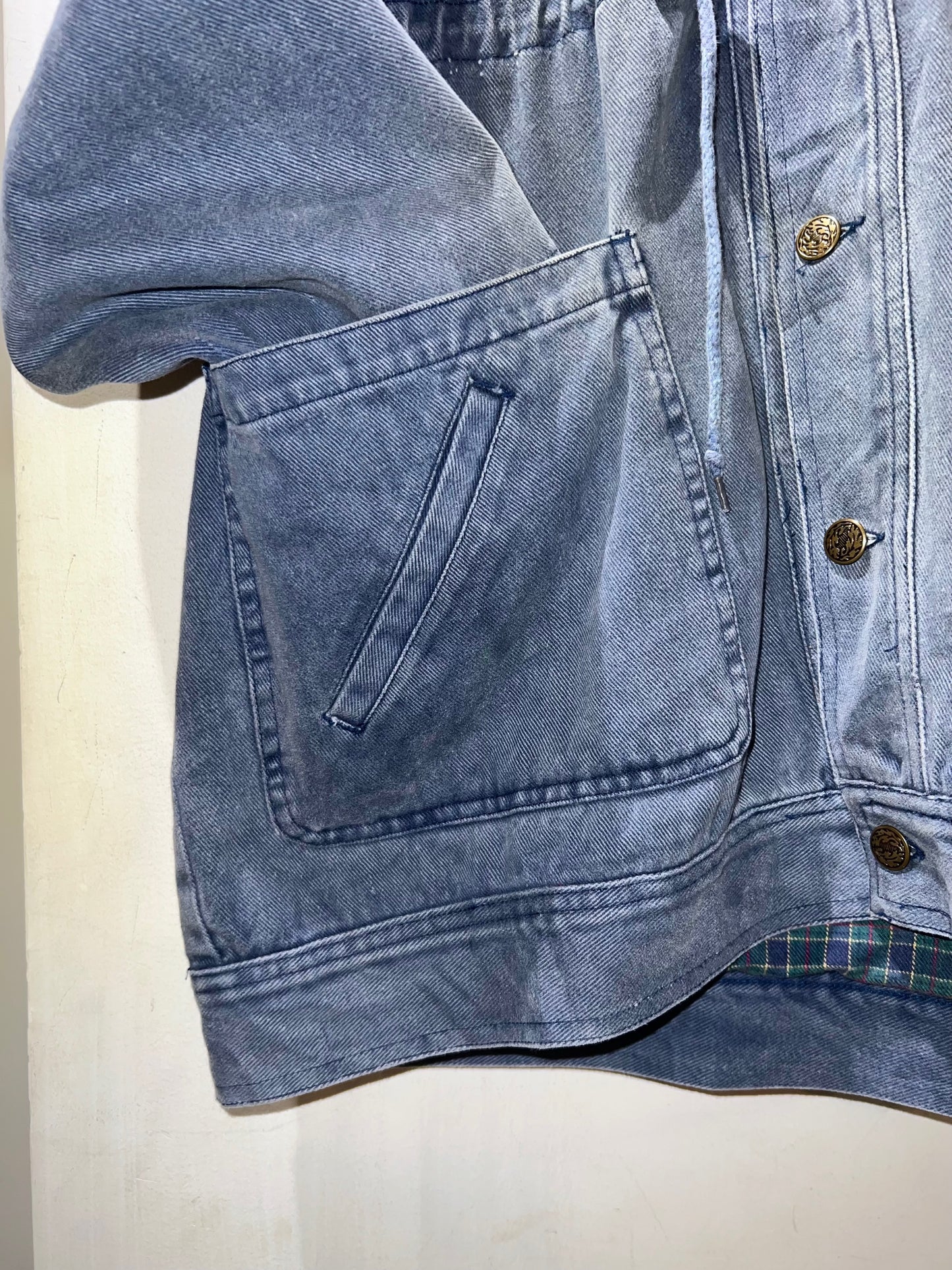 90's Denim Hooded Jacket