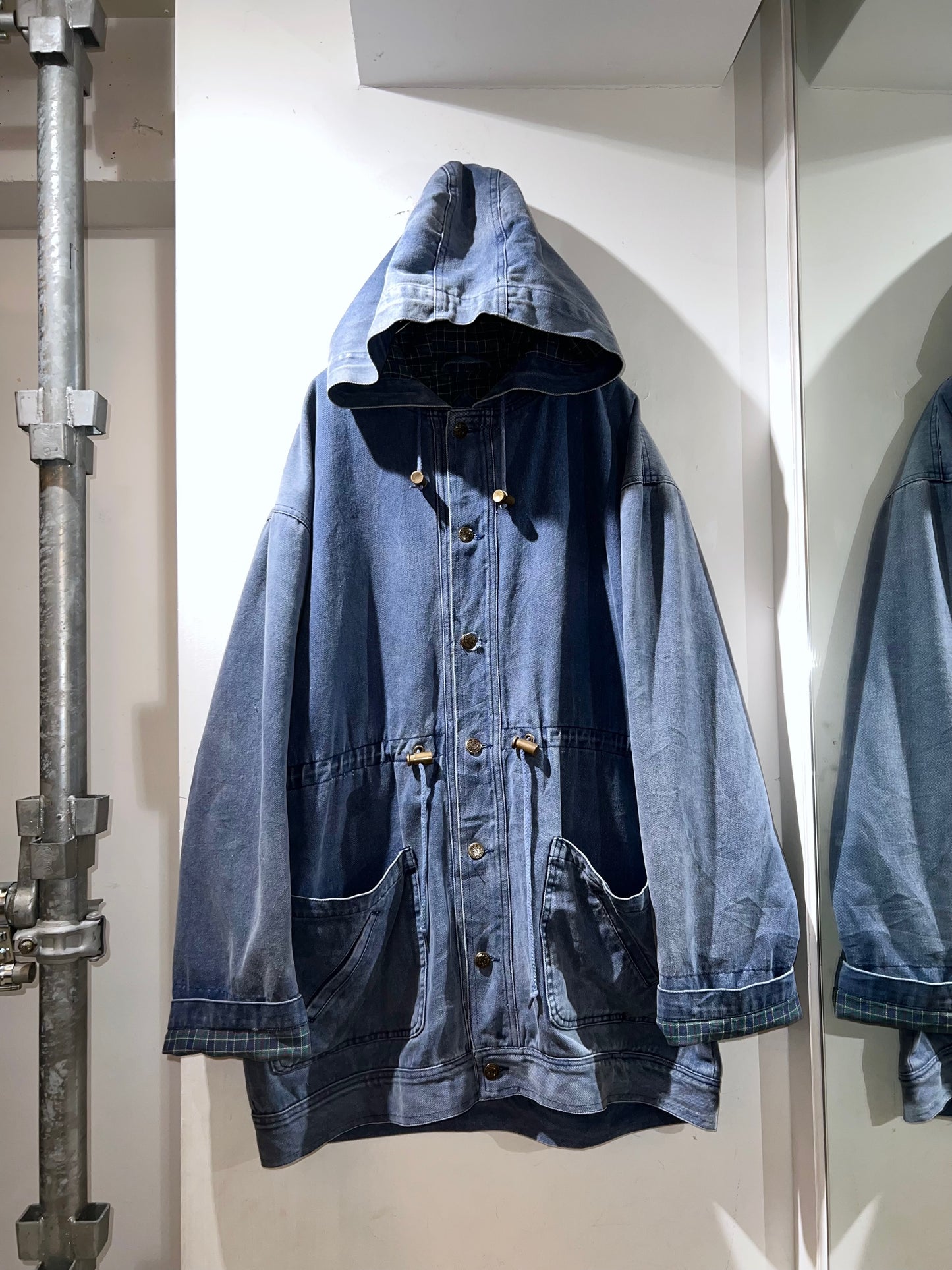 90's Denim Hooded Jacket