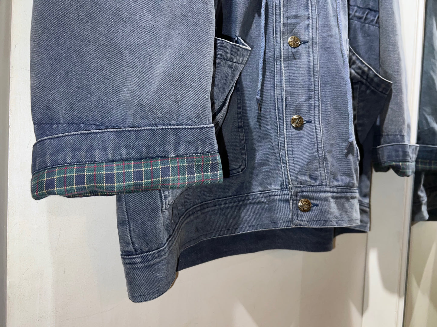 90's Denim Hooded Jacket