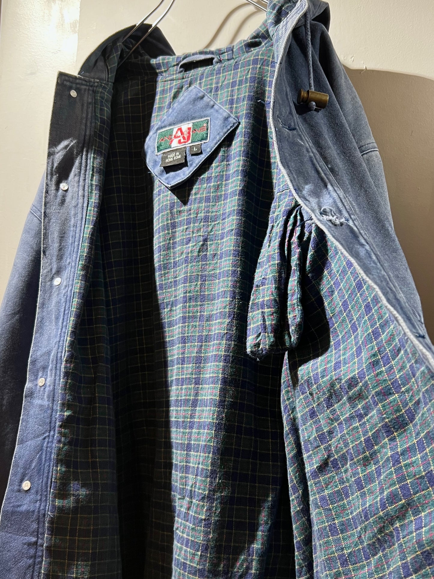 90's Denim Hooded Jacket