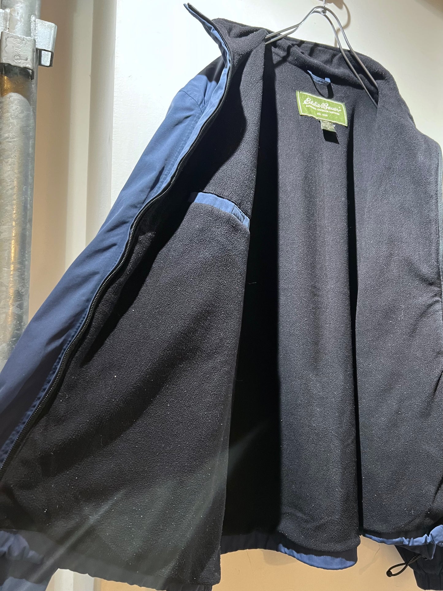 Eddier Bauer Fleece Lining Nylon Jacket