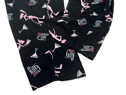 Pink Panther Pattern Easy Pants