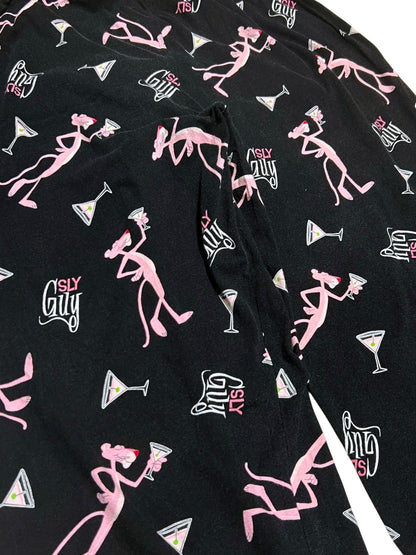 Pink Panther Pattern Easy Pants