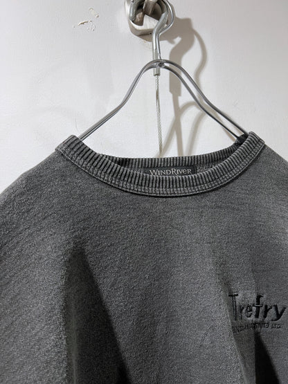 Crew Neck Sweatshirt Vintage Black