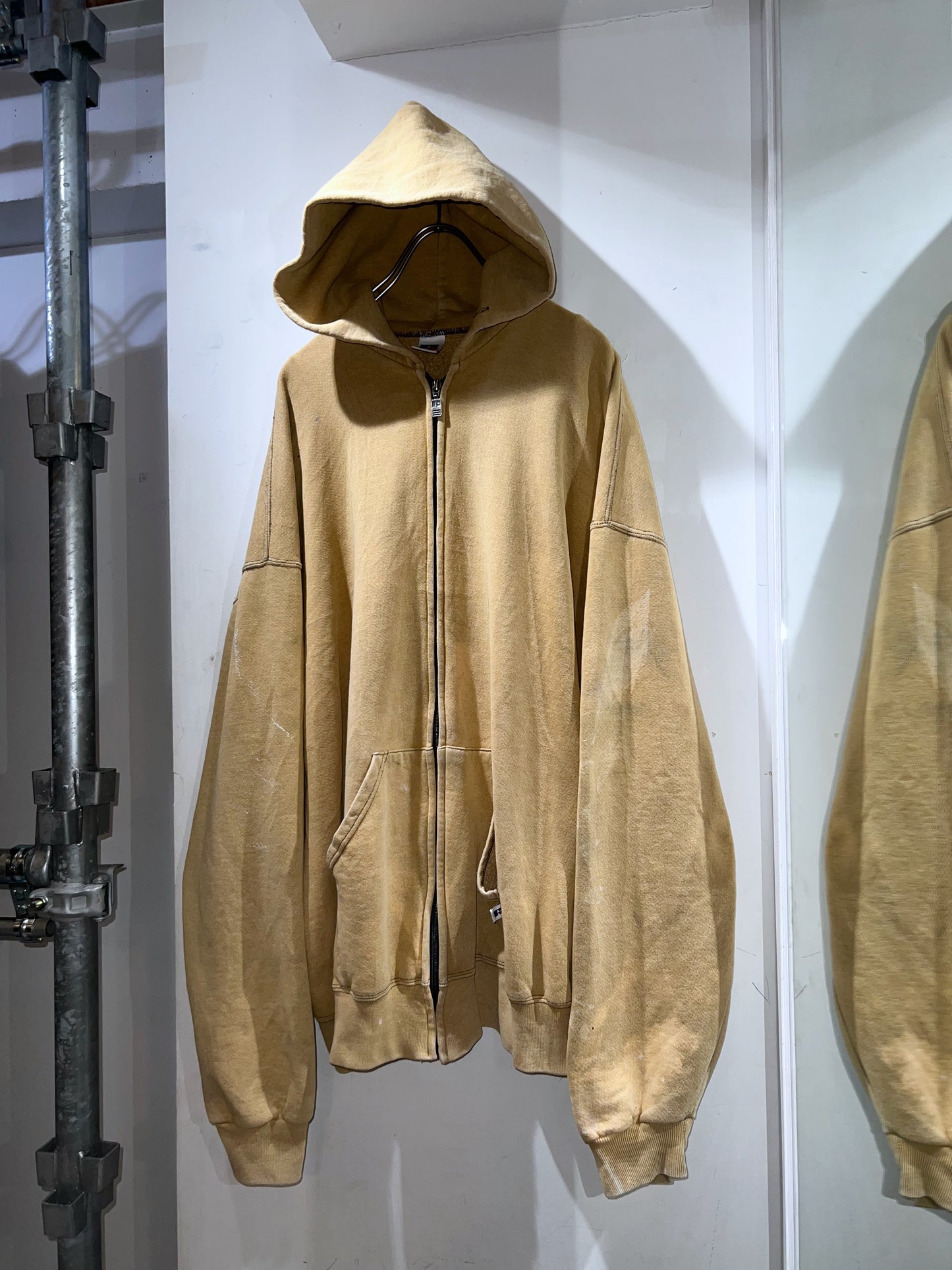 90s Russell Athletics Oversized Zip-Up Hoodie