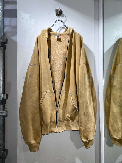 90s Russell Athletics Oversized Zip-Up Hoodie