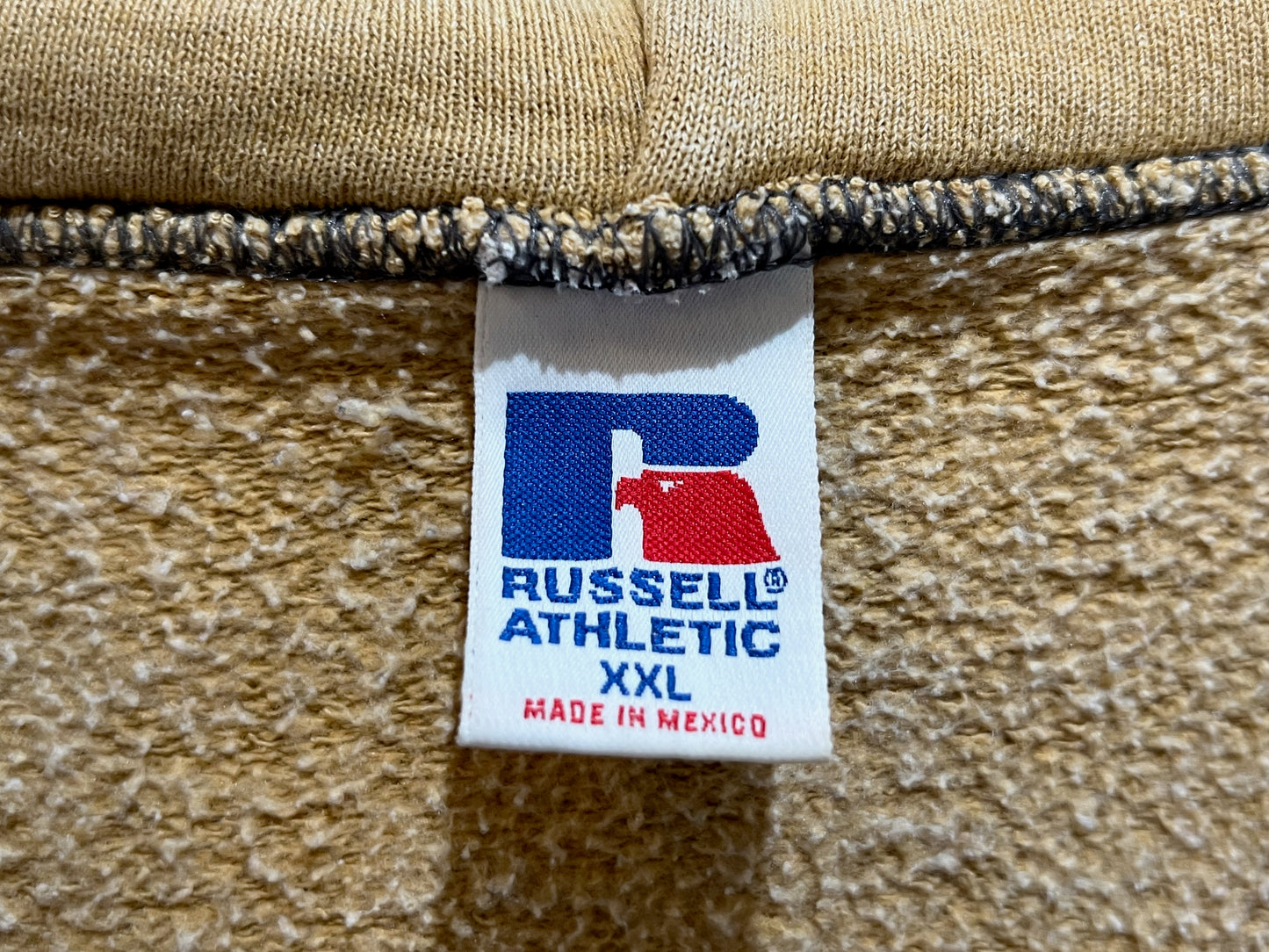 90s Russell Athletics Oversized Zip-Up Hoodie