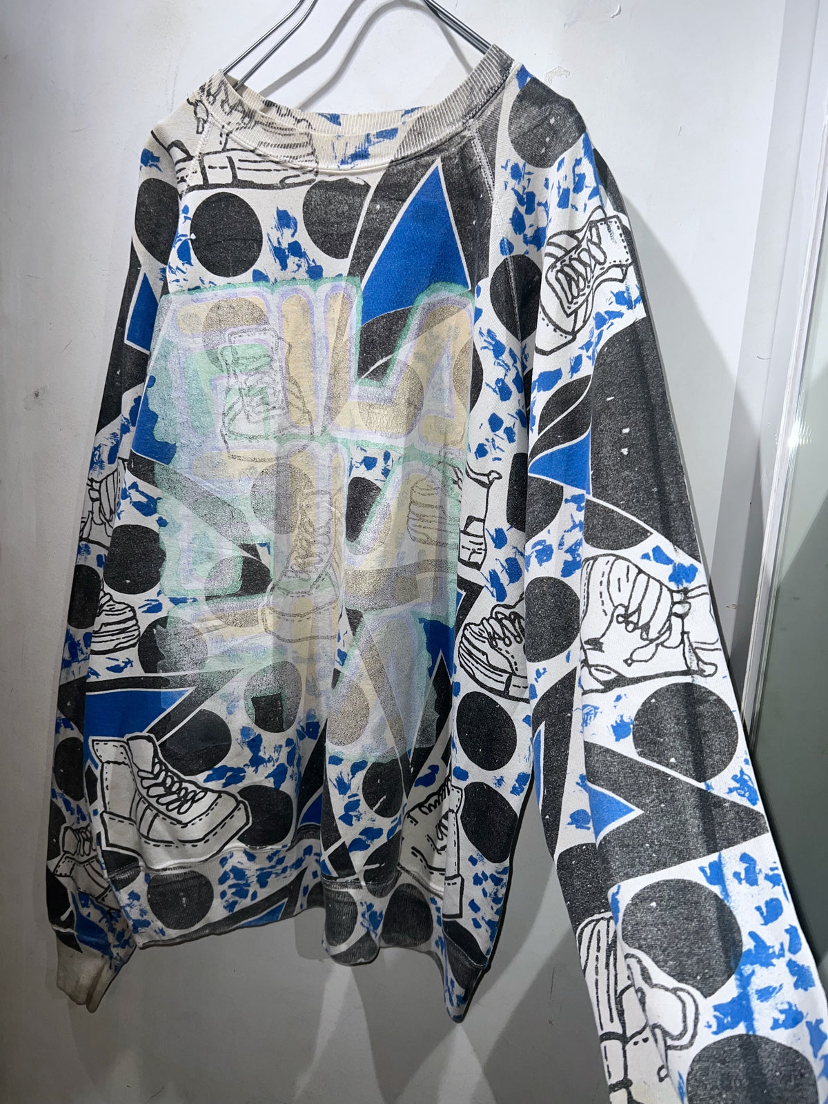 Rare 90s Vintage AllOver Printed Sweat