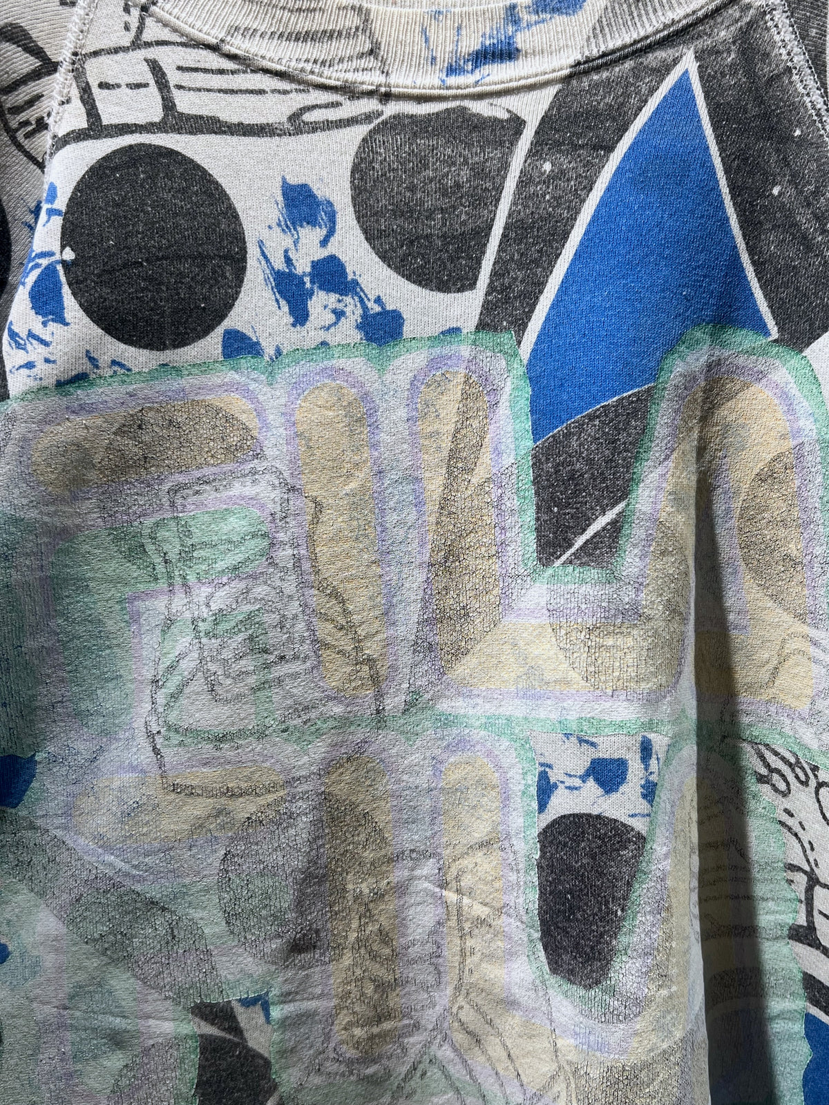 Rare 90s Vintage AllOver Printed Sweat