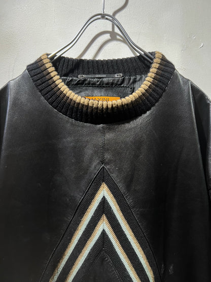Vintage Maxini Leather Combi Knit