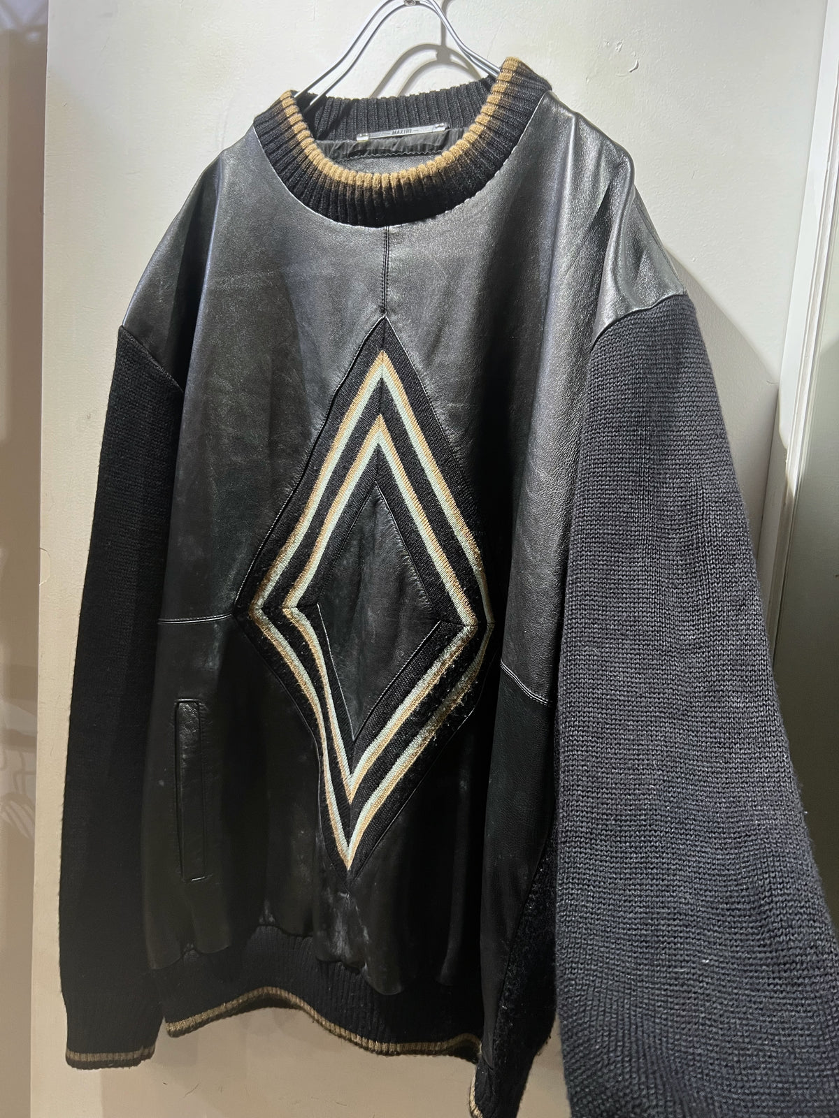 Vintage Maxini Leather Combi Knit
