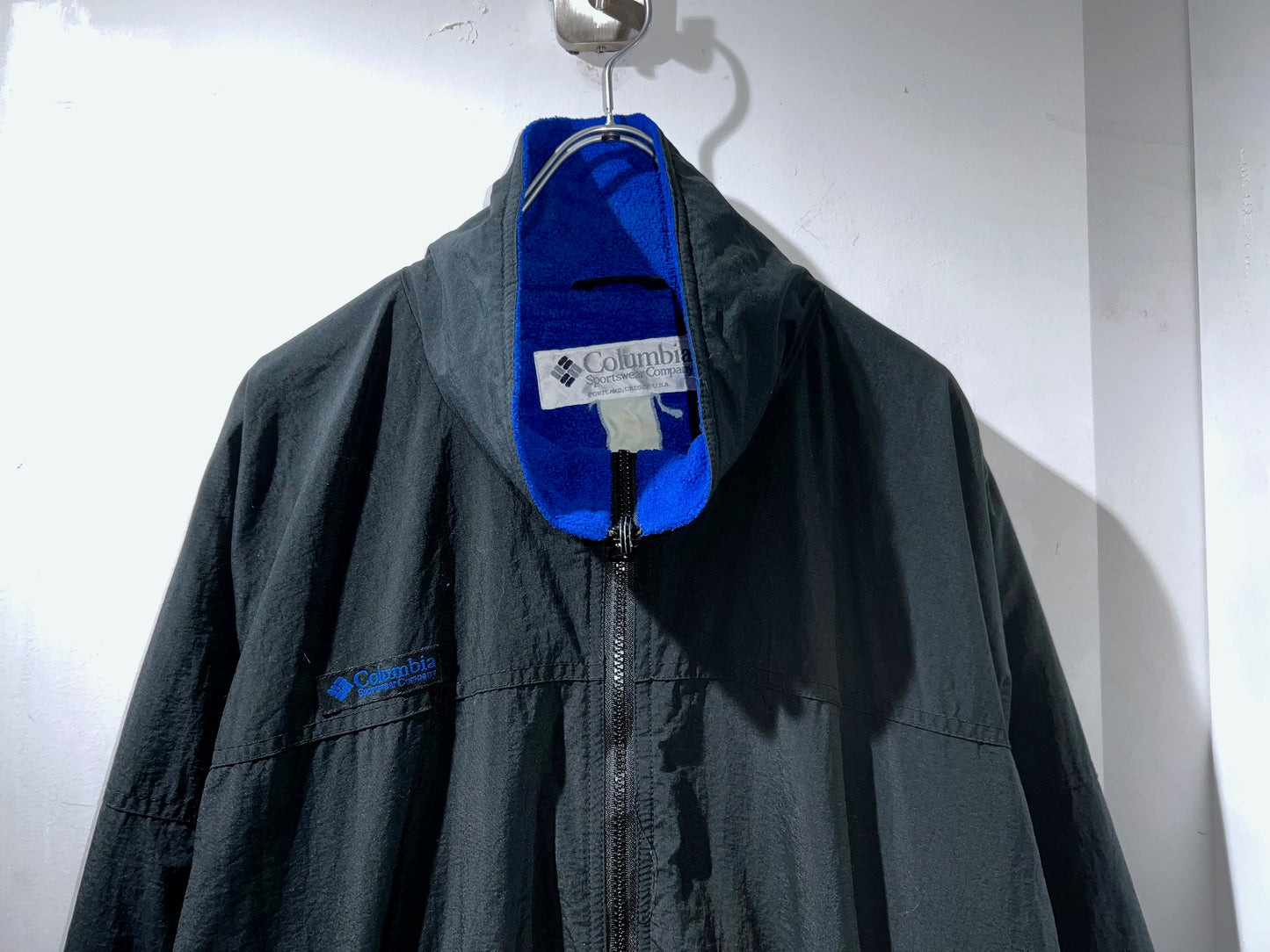 Old Columbia Fleece Lining Nylon Jacket