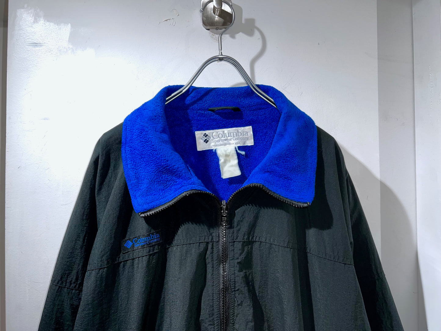 Old Columbia Fleece Lining Nylon Jacket