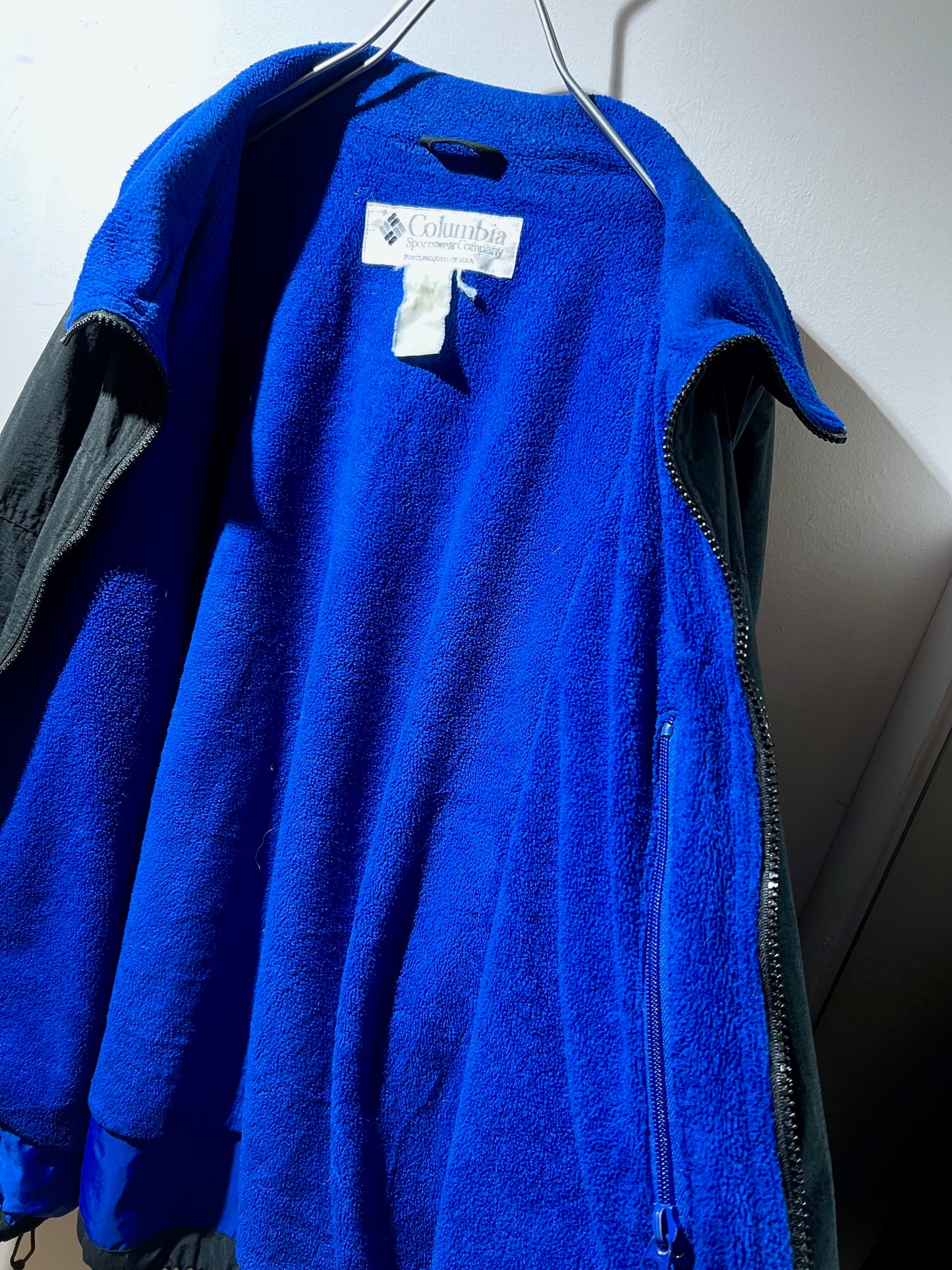 Old Columbia Fleece Lining Nylon Jacket