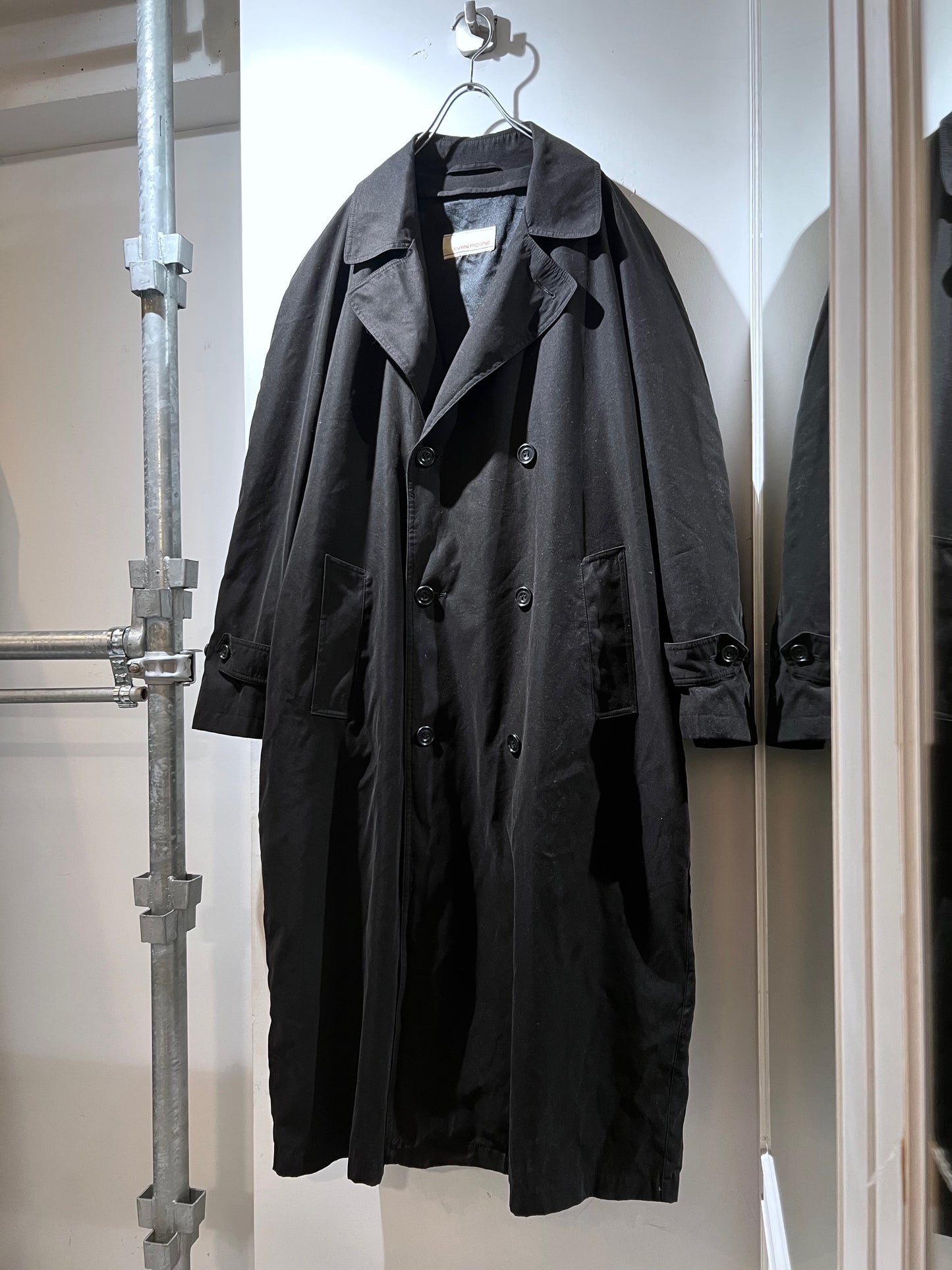 Vintage Evan-Picone Soft-shell Double Breasted Trench Coat
