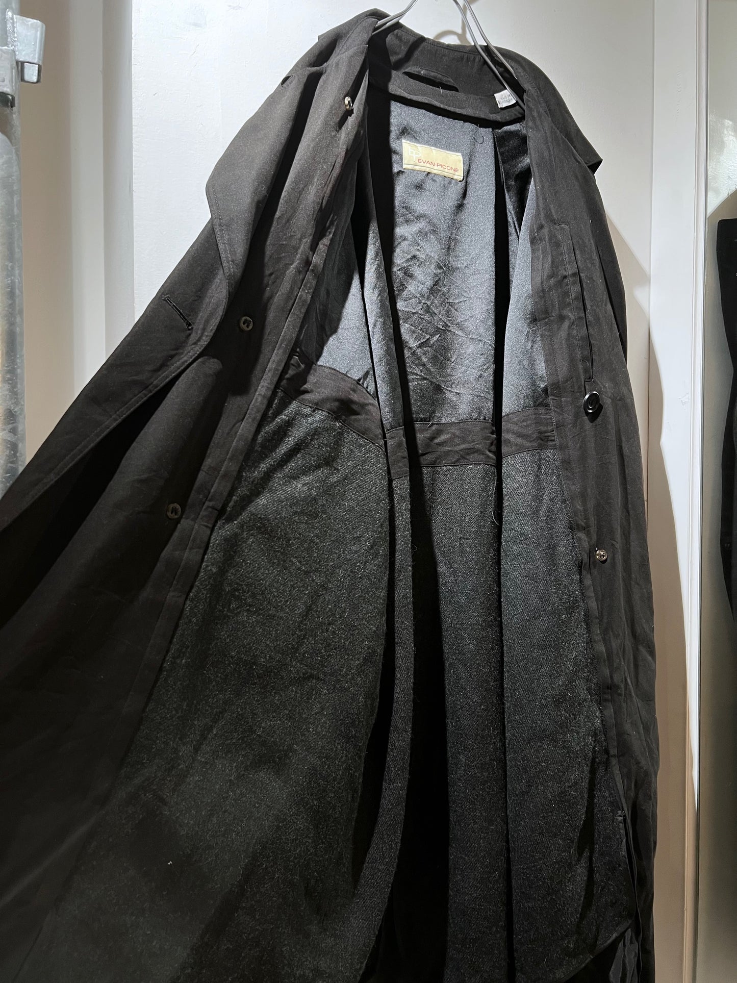 Vintage Evan-Picone Soft-shell Double Breasted Trench Coat