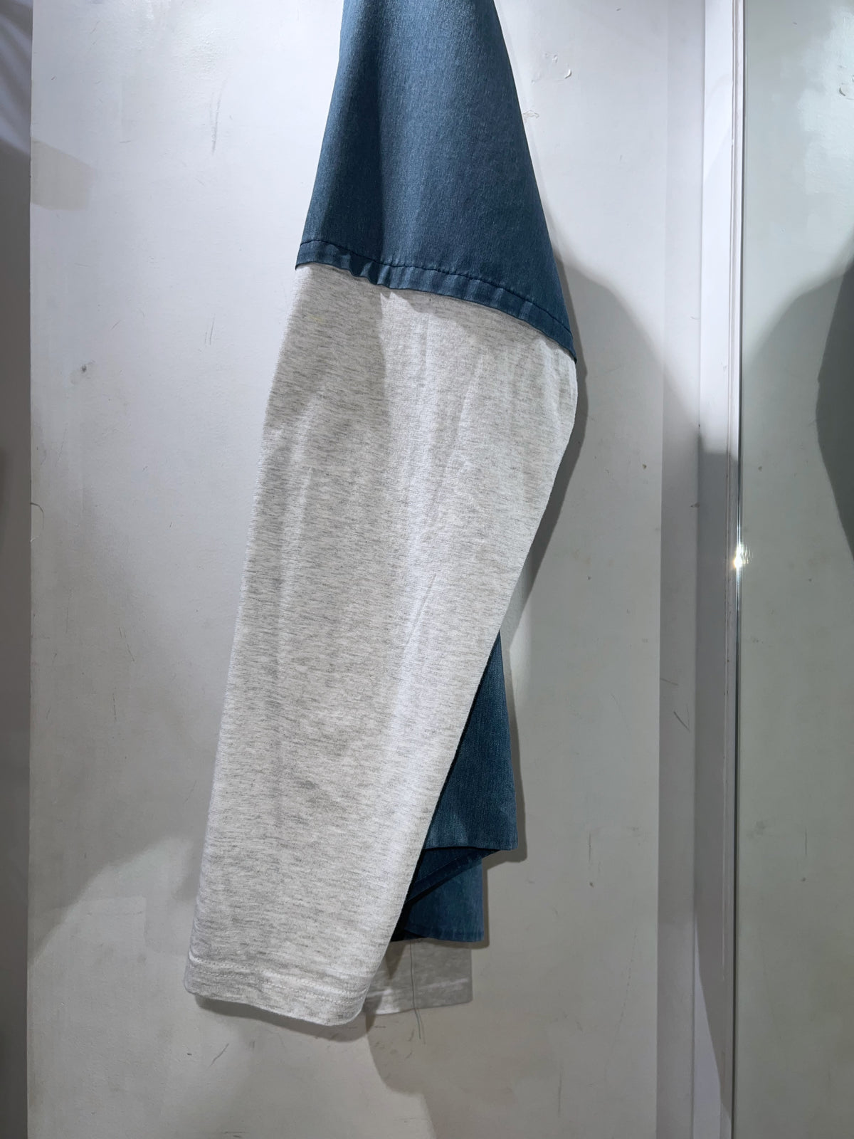 Remake Double Layered Shirt Ribless