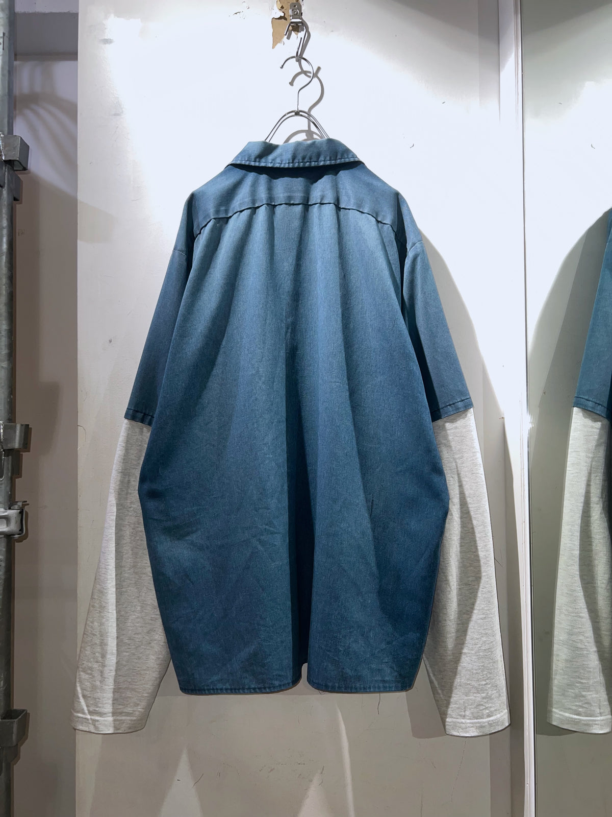 Remake Double Layered Shirt Ribless