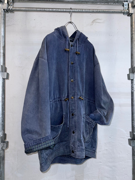 90's Denim Hooded Jacket