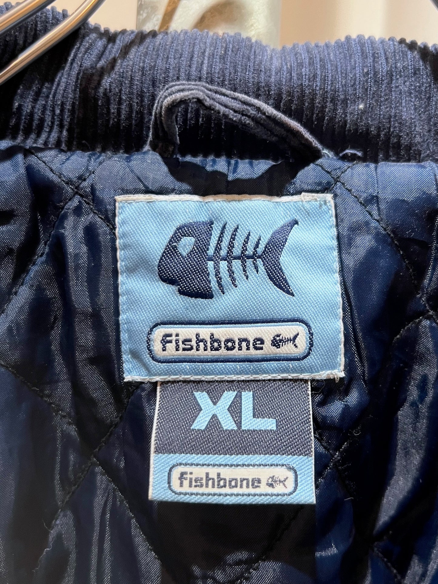 Fishbone Euro Vintage Corduroy Zip-Up Jacket