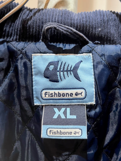Fishbone Euro Vintage Corduroy Zip-Up Jacket